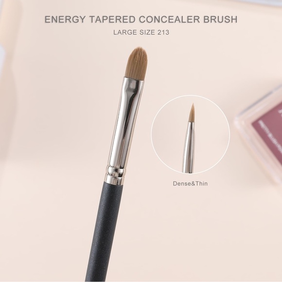 Flat Concealer Brushes Set Professional Eye Blending Brush for Face & Eyes - Picture 4 of 11